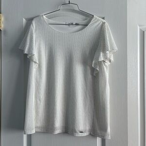 Calvin Klein Women’s White Short Sleeve Top